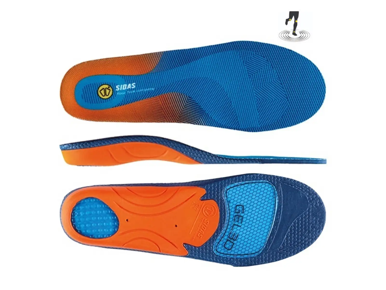 Sidas Cushioning Gel 3D vložky do bot 1 pár