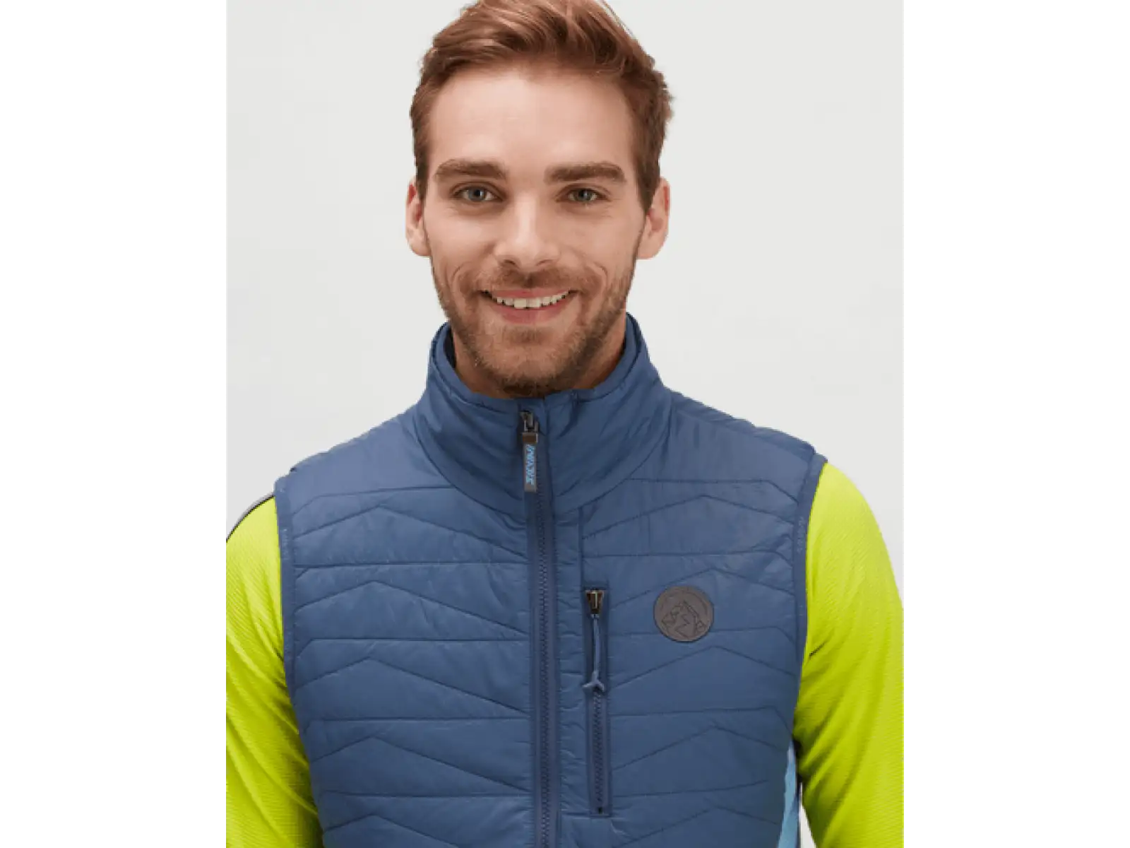 Silvini Grotte pánská zateplená vesta Blue/Navy