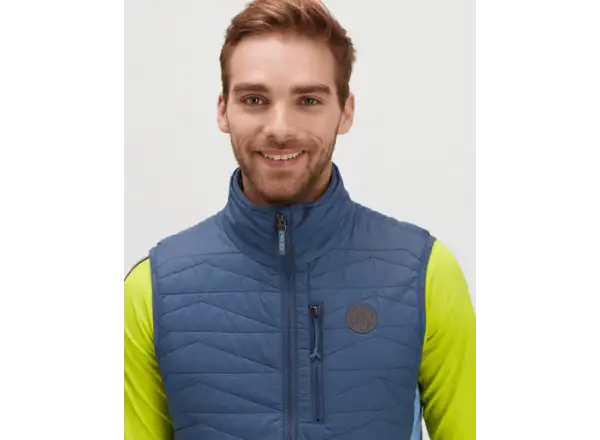 Silvini Grotte pánská zateplená vesta Blue/Navy