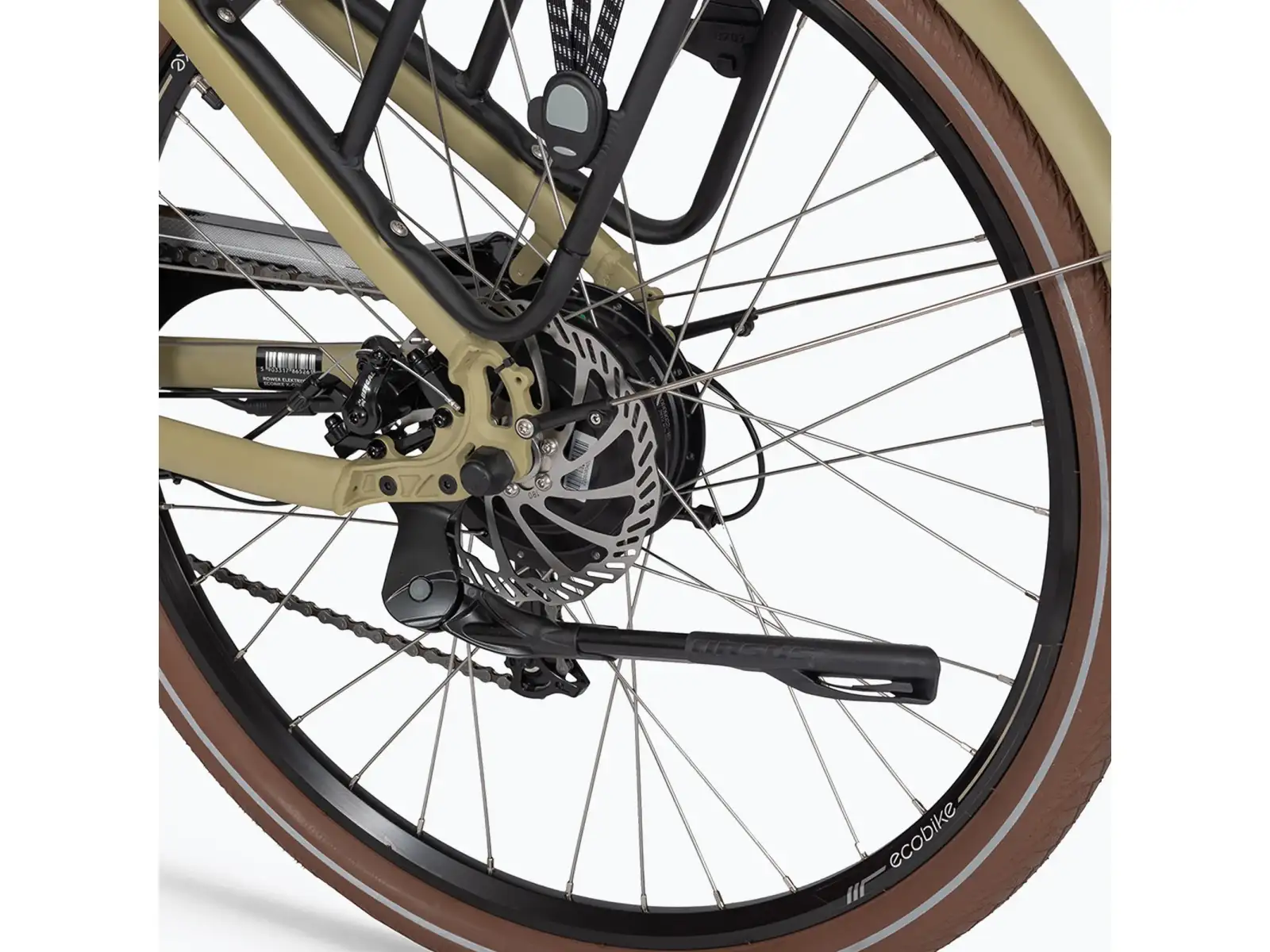 Ecobike X-City městské elektrokolo 468 Wh Cappuccino