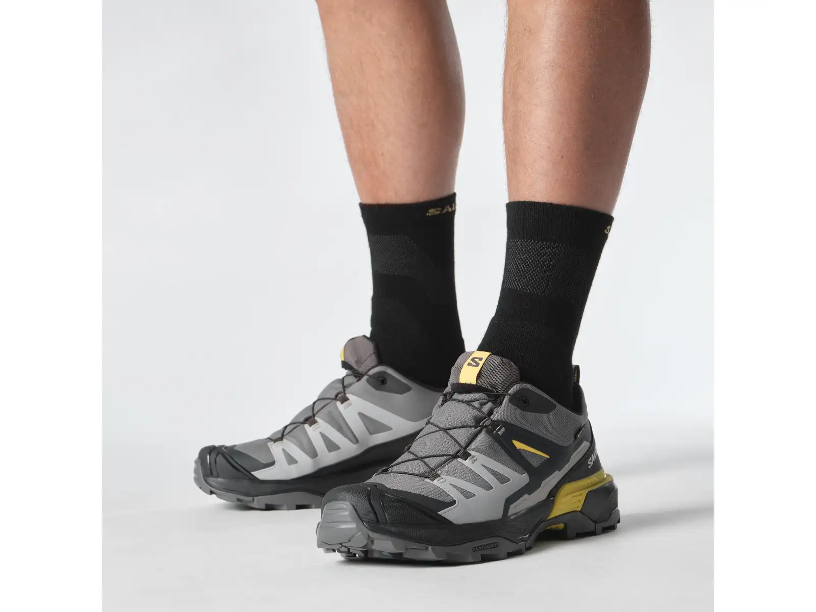 Salomon X Ultra 360 GTX pánská turistická obuv Castlerock/Black/Spicy Mustard