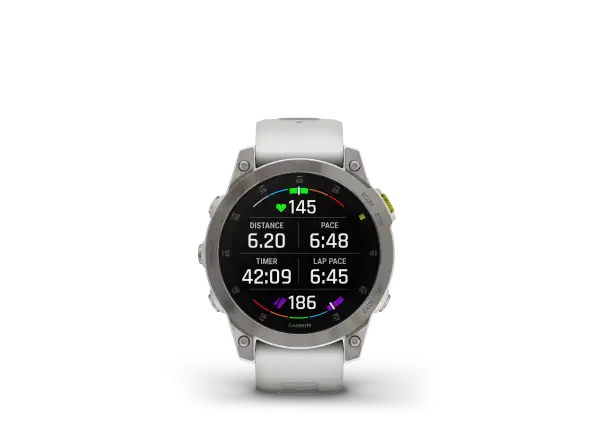 Garmin epix Gen 2 Sapphire Edition chytré hodinky Titanium/White