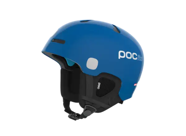 POC POCito Auric Cut Spin dětská lyžařská helma Fluorescent Blue