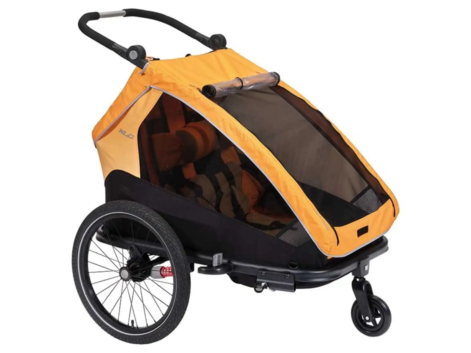 XLC DUOs BS-C10 dvoumístný závěsný vozík 20" Marigold/Anthrazit