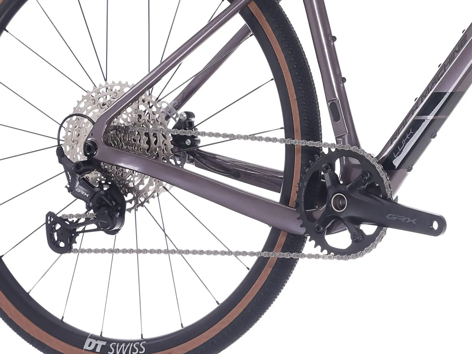 Rock Machine Lukk Cr 70 gravel kolo Gloss Purple Garnet