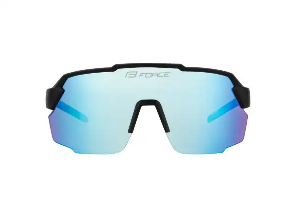 Force Pulse cyklistické brýle černé/modré zrcadlové sklo