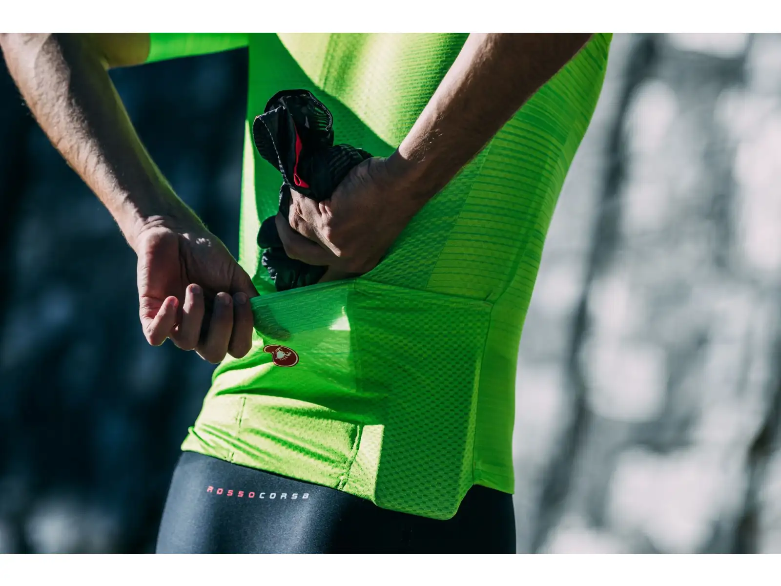 Castelli Aero Race 6.0 pánský dres krátký rukáv Electric Lime