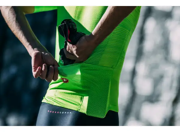 Castelli Aero Race 6.0 pánský dres krátký rukáv Electric Lime