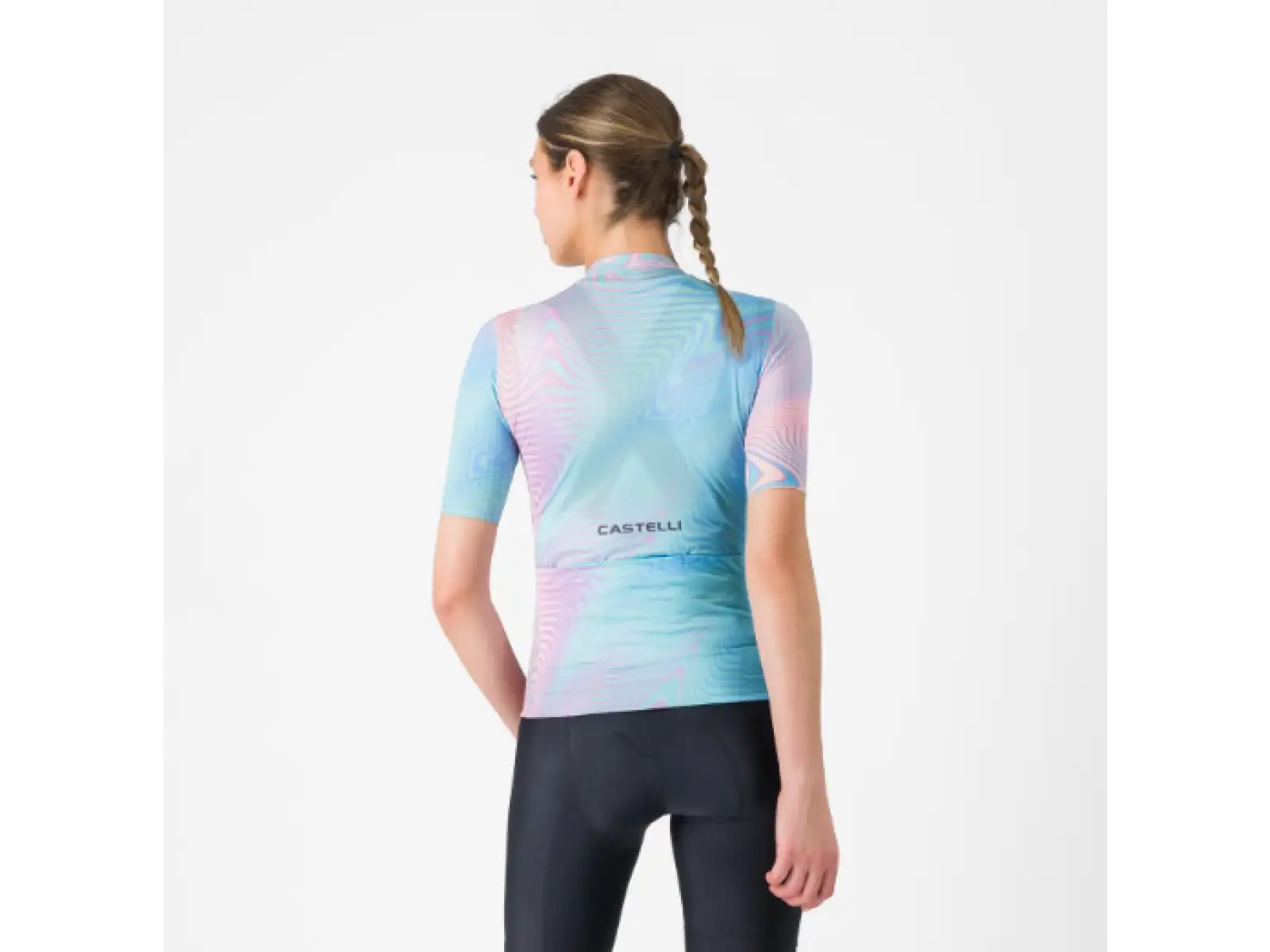 Castelli  Cosmic Vortex dámský dres krátký rukáv Multicolor Pink Green