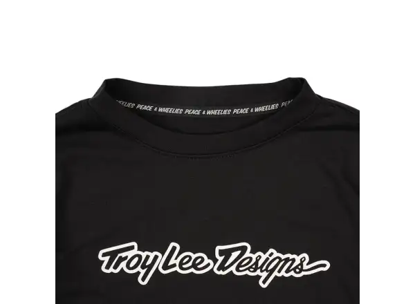 Troy Lee Designs Skyline Ride Tee dětský dres dlouhý rukáv Signature Black