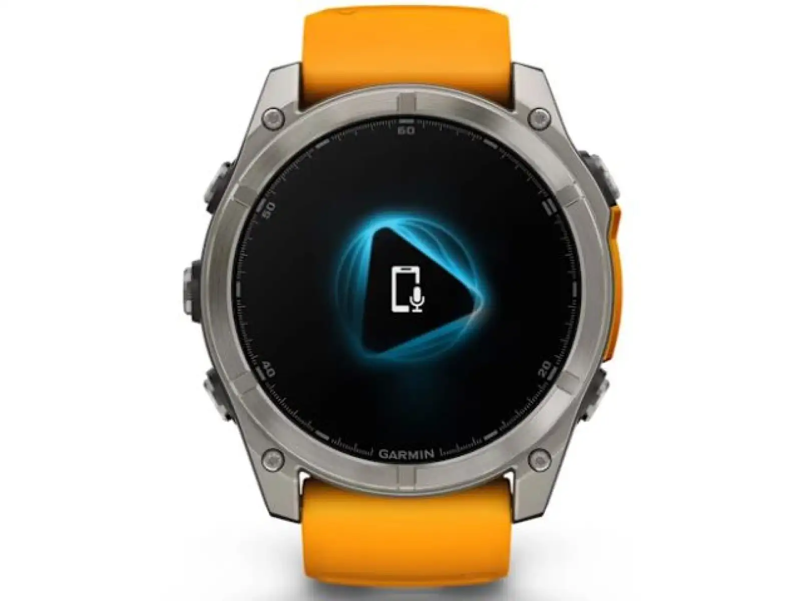 Garmin fenix 8 - 51 mm AMOLED Sapphire chytré hodinky Titanium Orange/Graphite