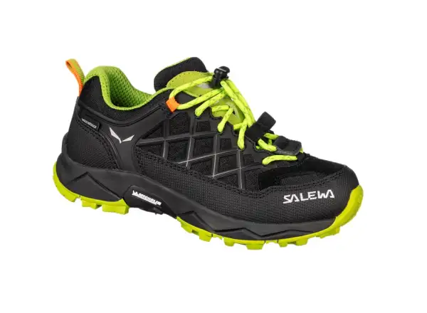Salewa Wildfire WP dětské outdoorové boty Black Out/Cactus