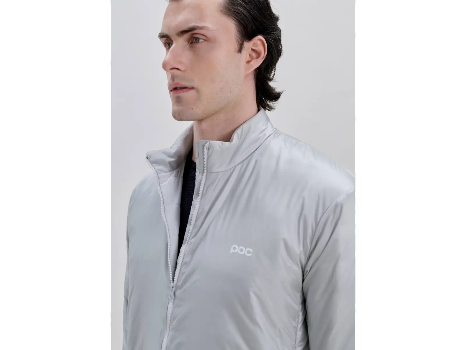 POC Lite Padded Jacket pánská zateplená bunda Granite Grey