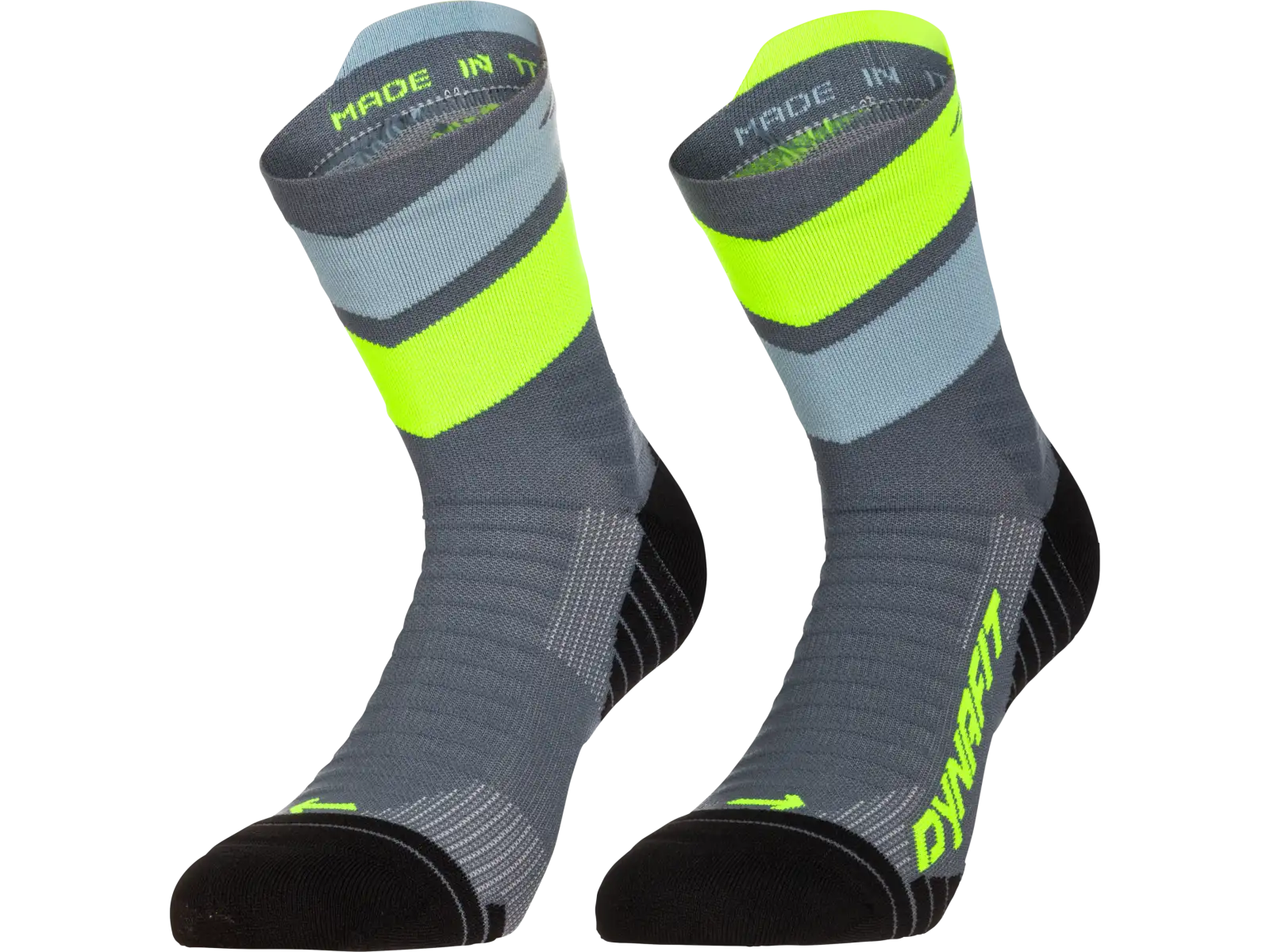 Dynafit Ultra Mid běžecké ponožky Cinder/Ultra Yellow
