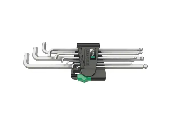 Wera 950/9 Hex-Plus 4 imbusové L-klíče s extra krátkým ramenem sada 9 ks