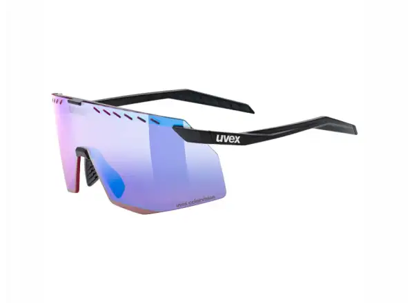 Uvex Pace Stage CV cyklistické brýle Black matt/Mirror Blue