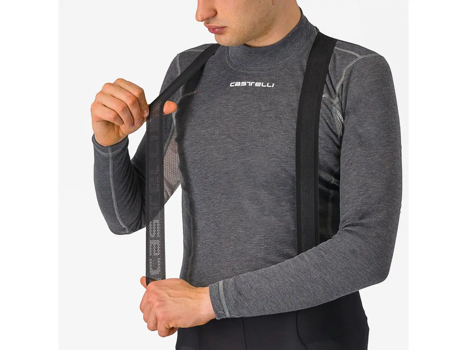 Castelli Espresso Bibtight pánské kalhoty s laclem a vložkou Black