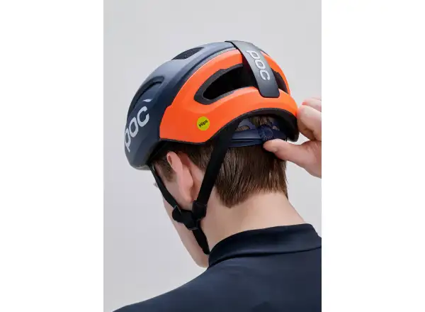 POC Omne Air MIPS silniční přilba Apatite Navy Matt/Fluorescent Orange Matt