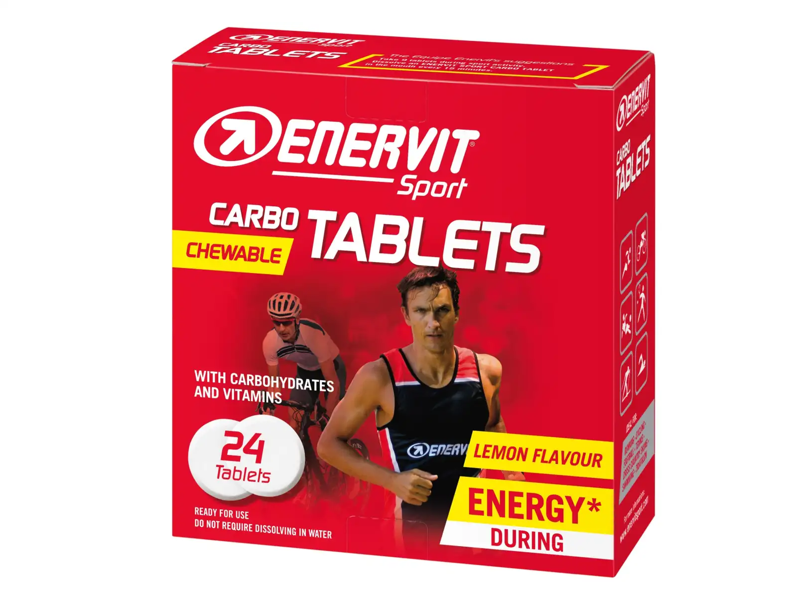 Enervit Carbo Tablets tablety 24ks citron