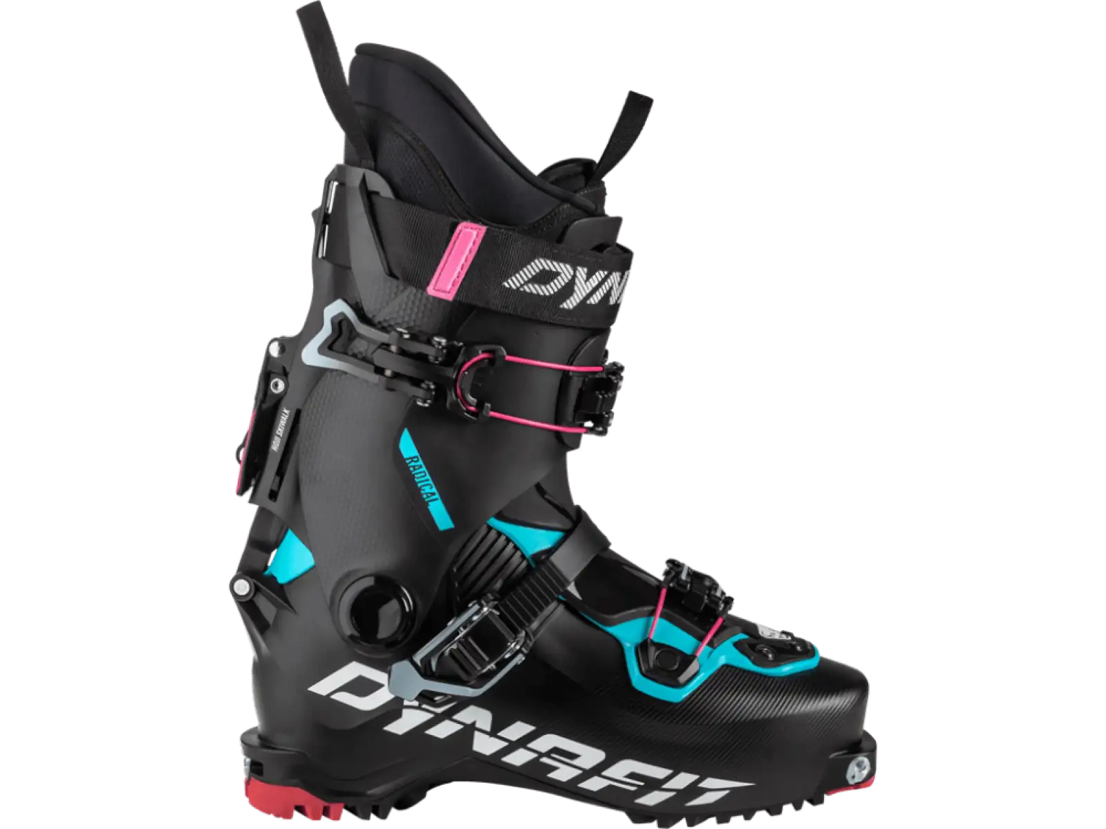 Dynafit Radical dámské skialpové boty Black/Flamingo