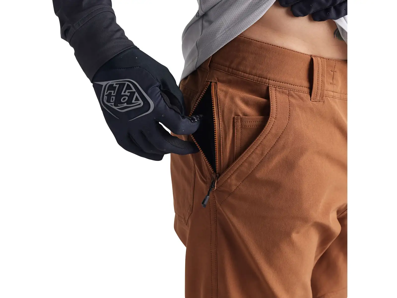 Troy Lee Designs Ruckus Long Travel Pant pánské kalhoty Mono Dark Canvas