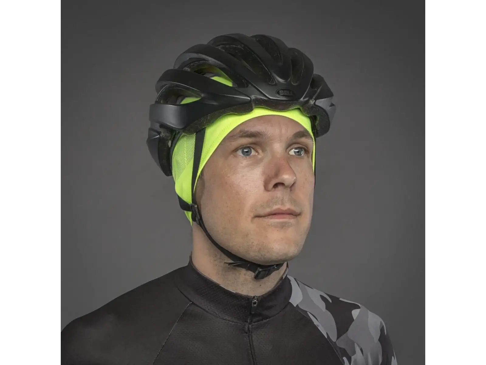 Grip Grab Windproof Hi-Vis Skull Cap termo čepice pod přilbu žlutá