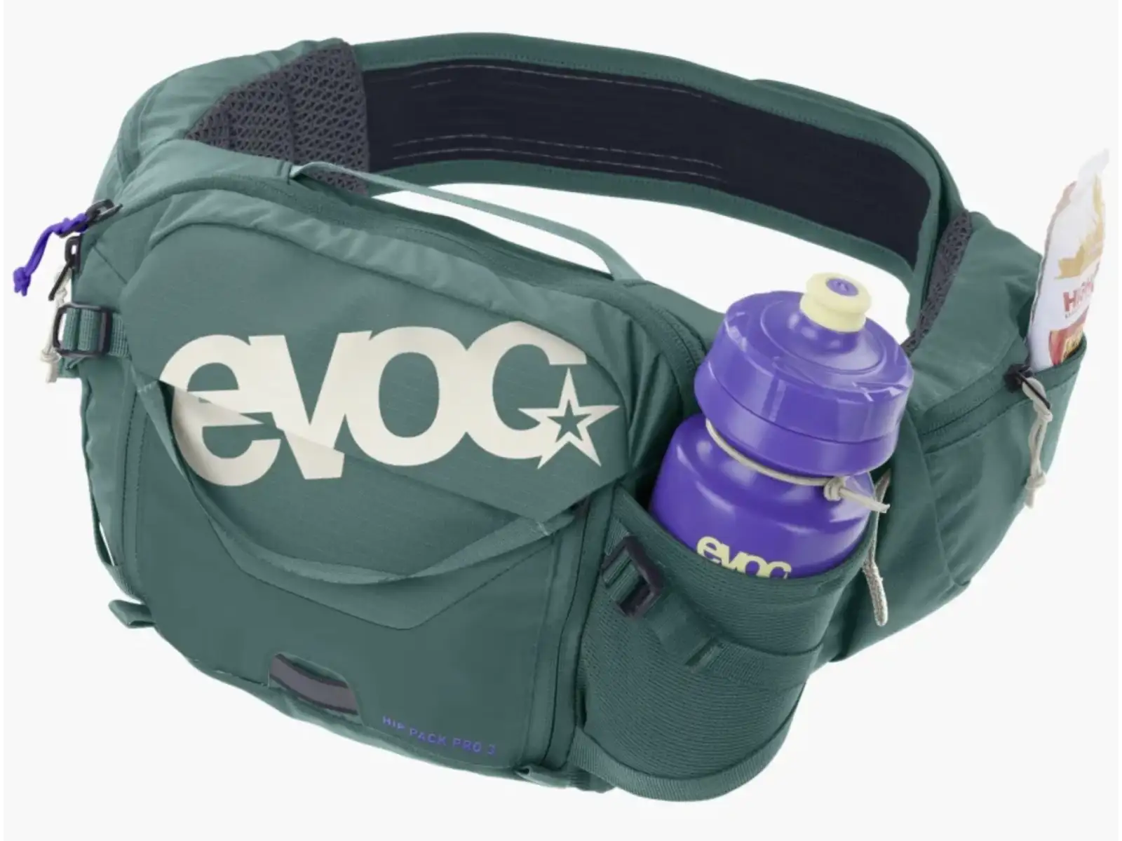 Evoc Hip Pack Pro 3 l ledvinka Bottle Green