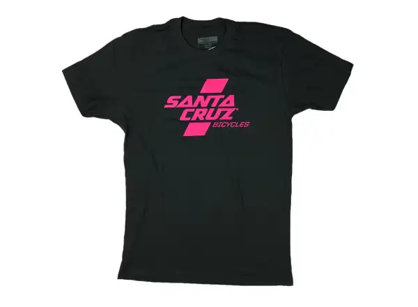 Santa Cruz Parallel pánské triko krátký rukáv Black/Magenta
