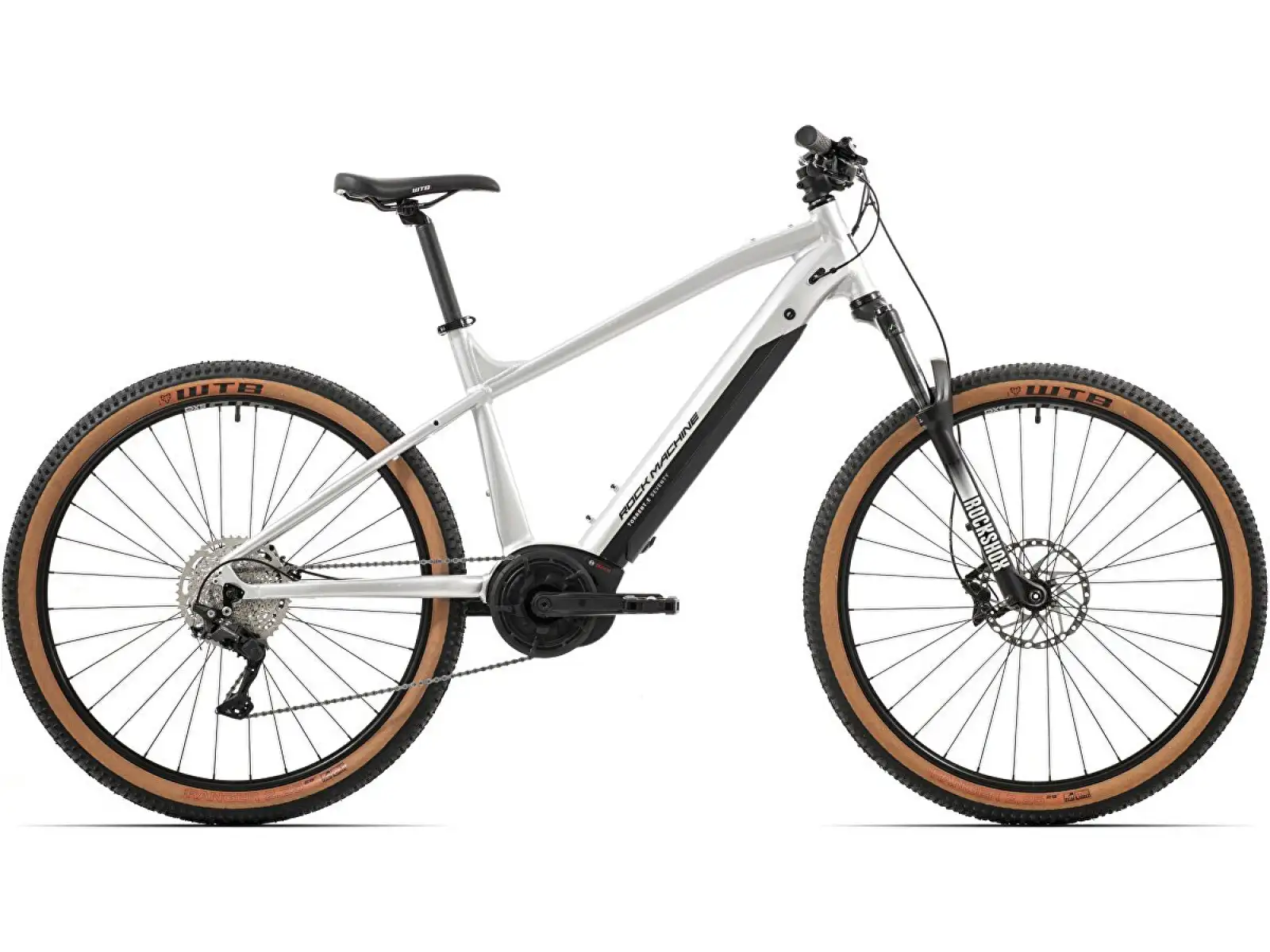 Rock Machine Torrent INT e70-29 Gloss Silver/Black horské elektrokolo