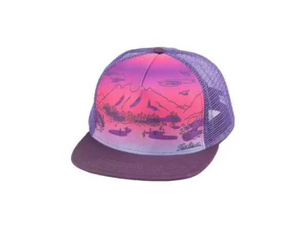 Salsa Landscape trucker hat kšiltovka fialová