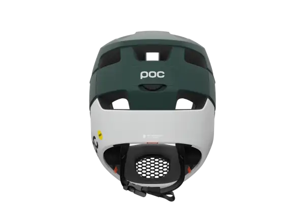 POC Otocon Race MIPS MTB přilba Pargasite Green Matt/Hydrogen White Matt