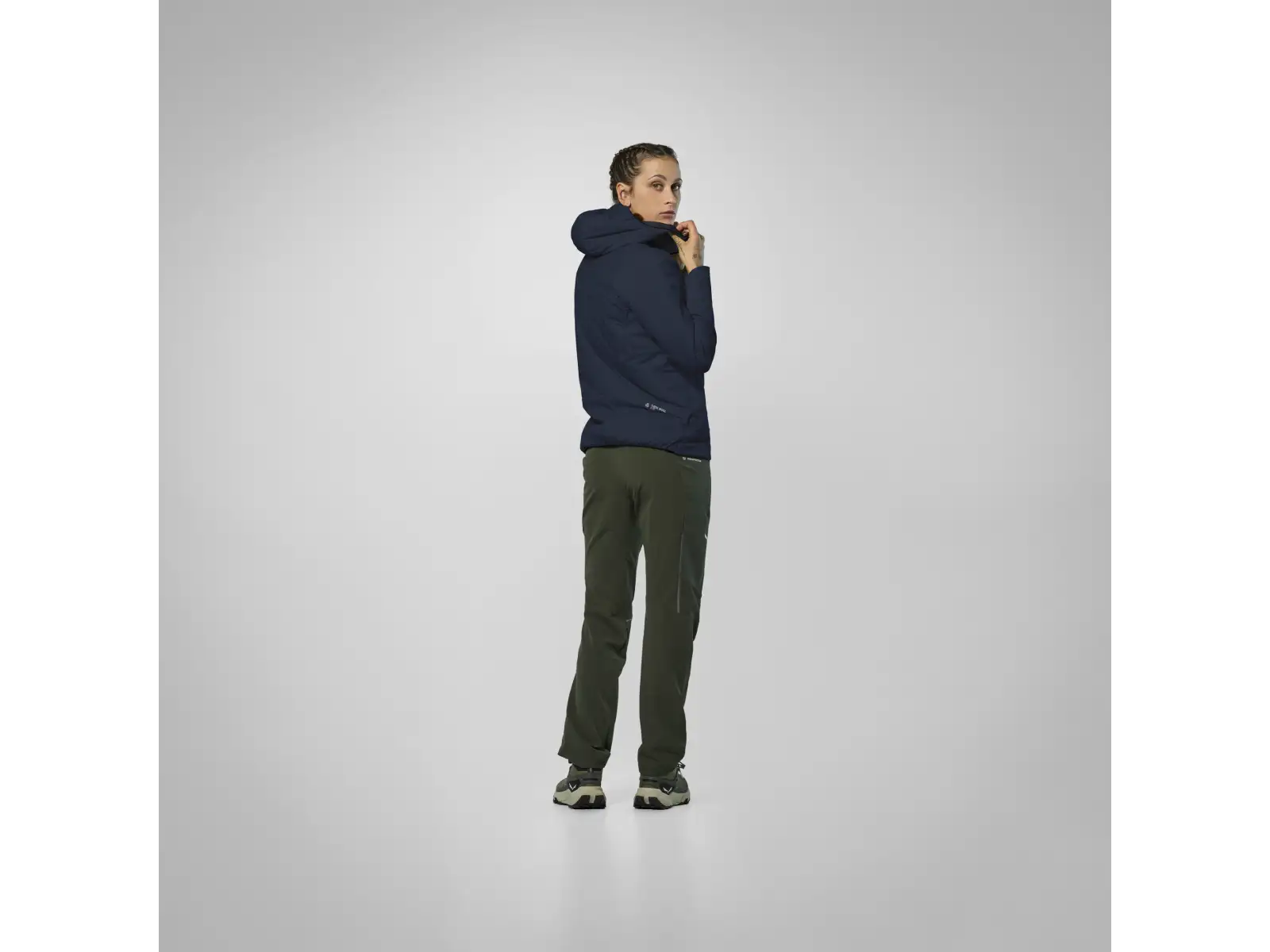 Salewa Pedroc Tirolwool® Air Hybrid dámská bunda Navy Blazer