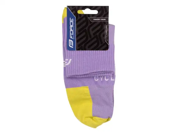Force Edge ponožky fialová/fluo