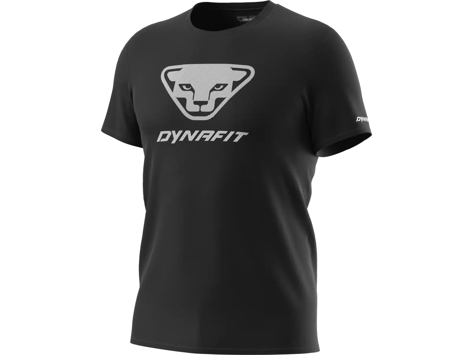 Dynafit Graphic Cotton pánské triko krátký rukáv Black Out/3D