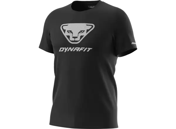 Dynafit Graphic Cotton pánské triko krátký rukáv Black Out/3D