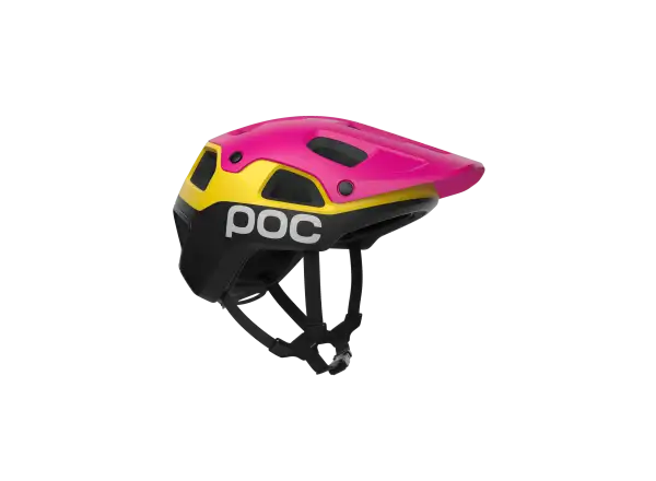 POC Cularis Pure přilba Rhos Red Matt/Citrine Yellow Matt