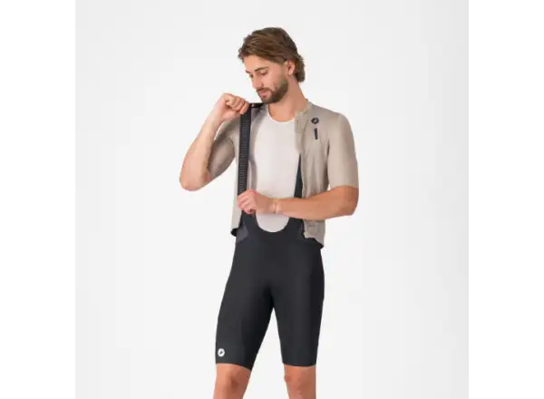 Castelli Endurance 4 pánské kraťasy s vložkou a laclem Black