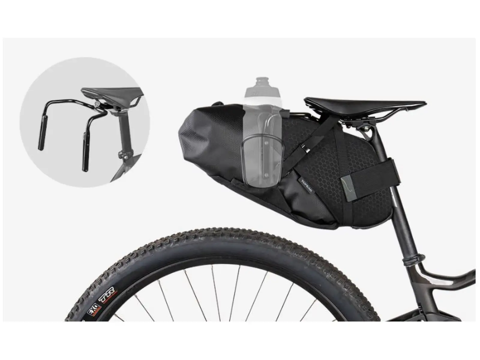 Topeak BackLoader X podsedlová brašna 15 l černá