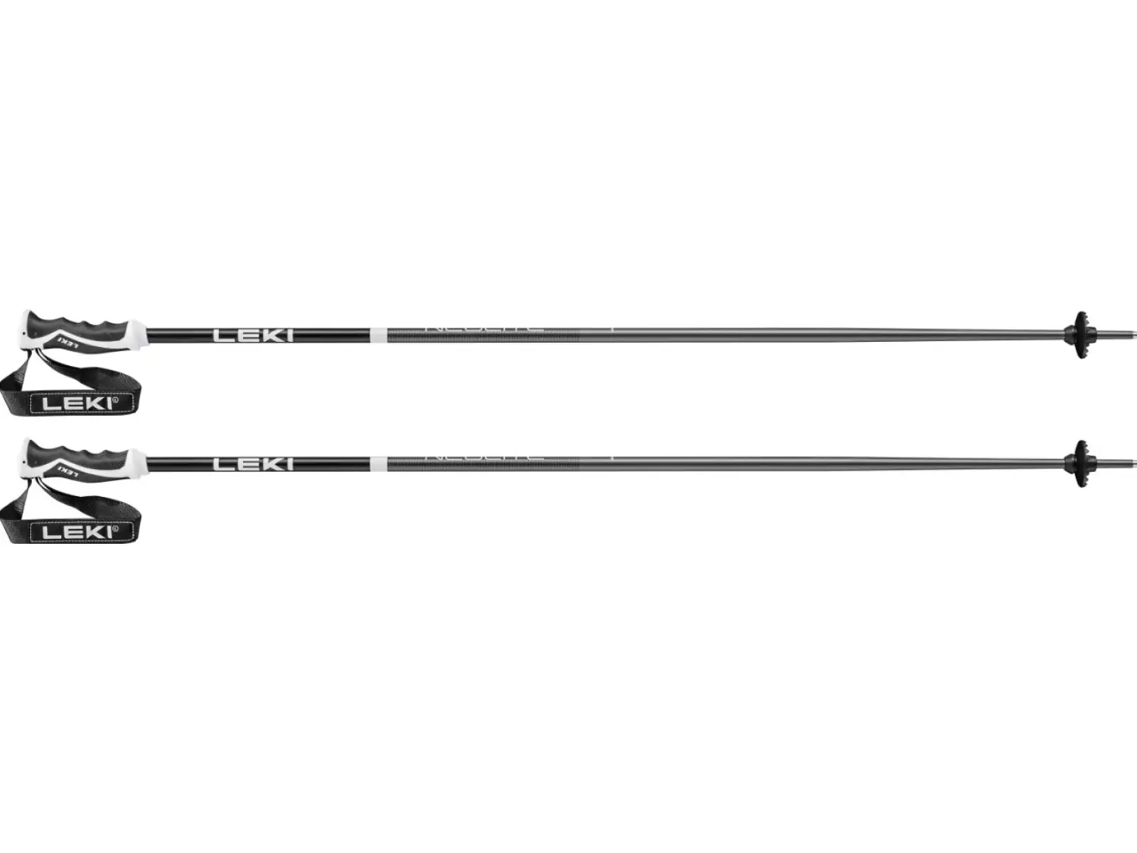 Leki Neolite sjezdové hole dark anthracite-black-white