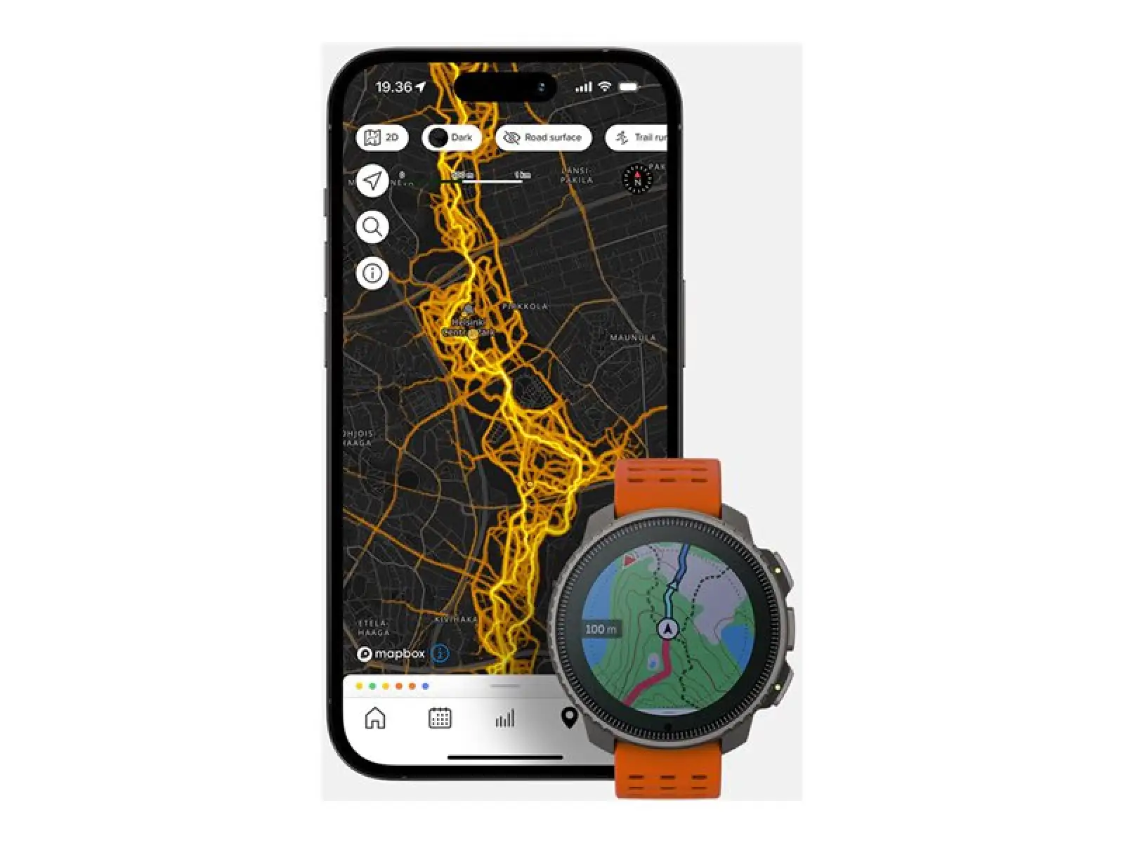 Suunto Vertical Titanium Solar chytré hodinky Canyon