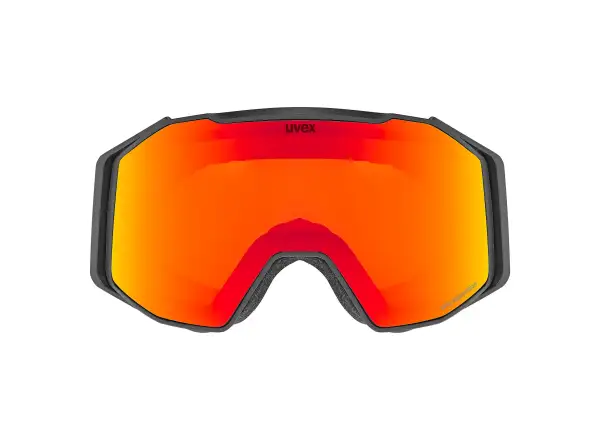 Uvex Gravity FM lyžařské brýle black matt/rainbow - yellow