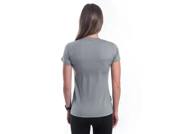 Sensor Merino Active Fox dámské triko krátký rukáv šedá