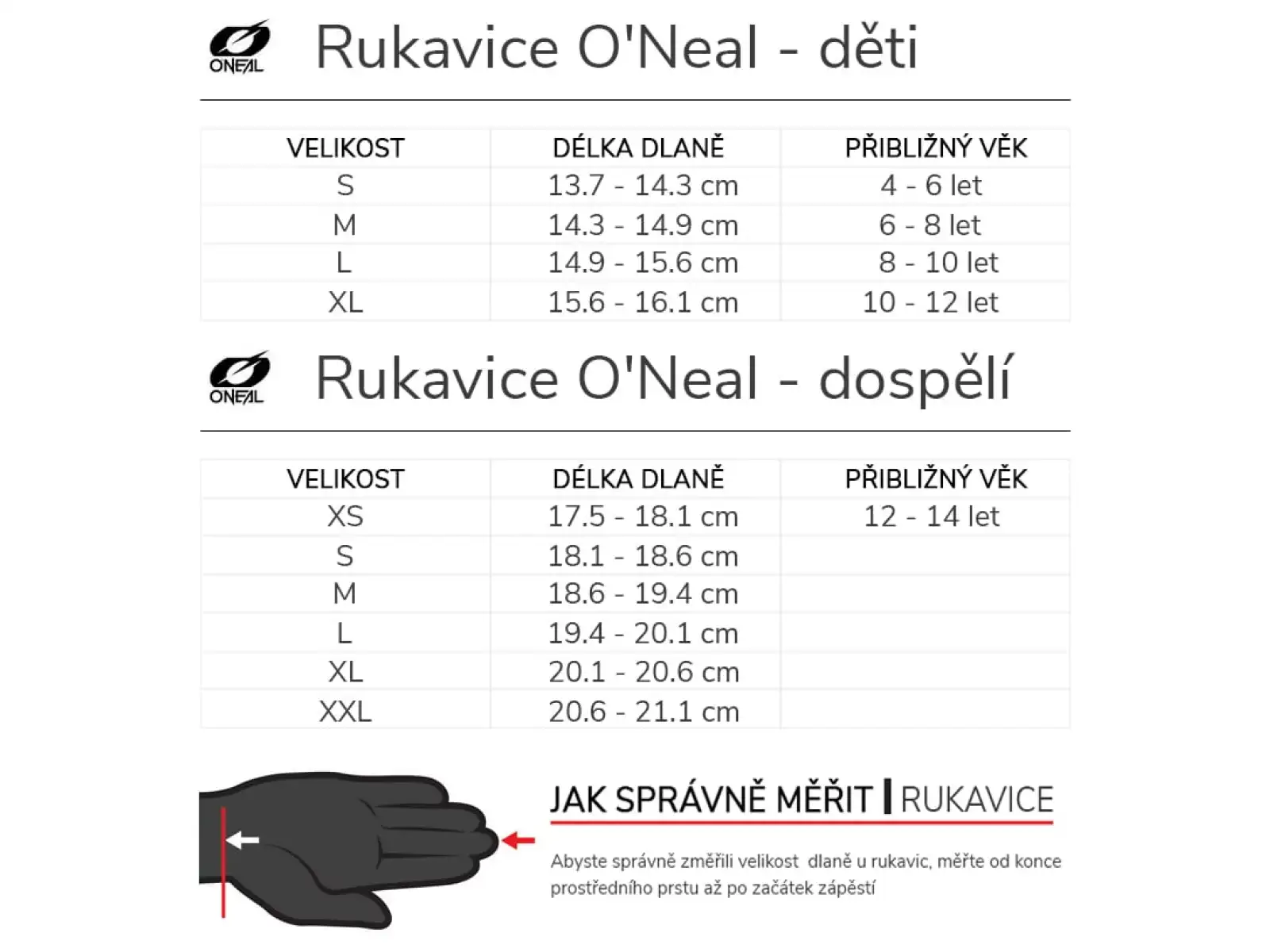Oneal Matrix dětské rukavice Crank