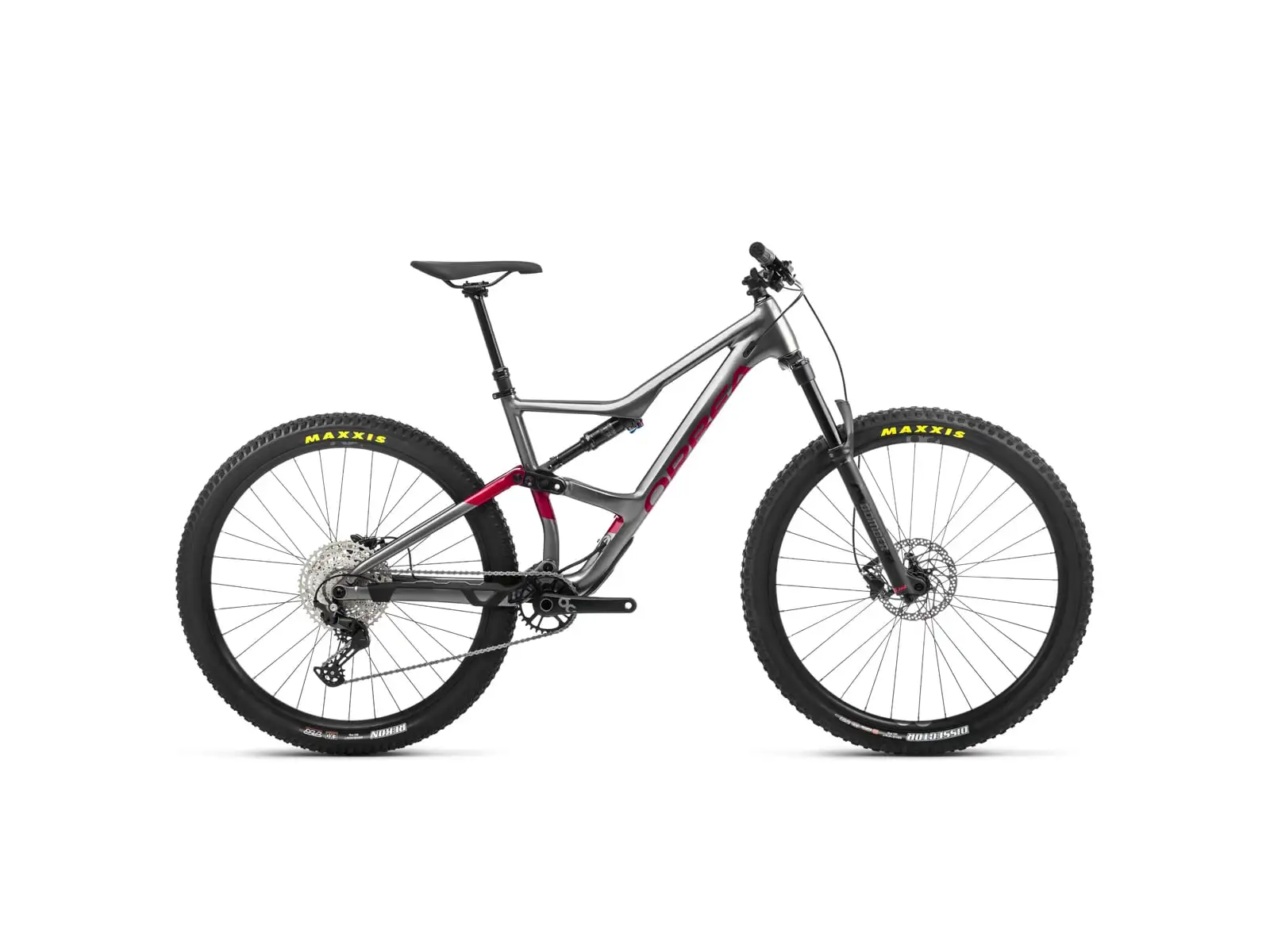 Orbea Occam H30 29 celoodpružené horské kolo šedá-červená