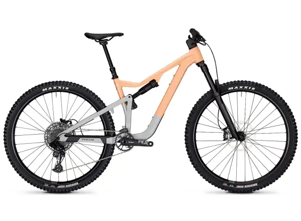 Focus Jam 6.8 DI celoodpružené horské kolo Melon Glossy/Lightgrey Glossy