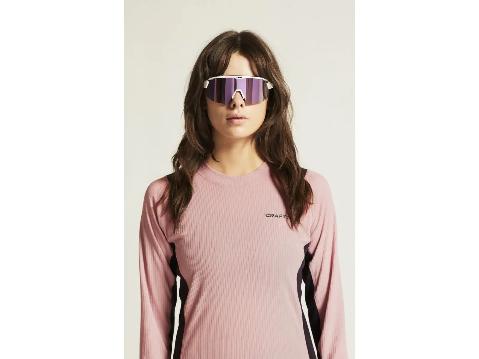 Craft Core Dry Baselayer dámský set triko dlouhý rukáv+kalhoty růžová