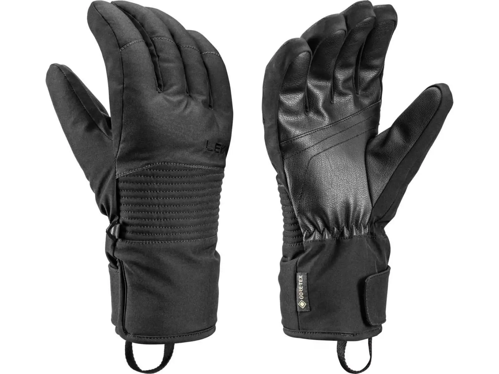 Leki Space Zero GTX sjezdové rukavice Black