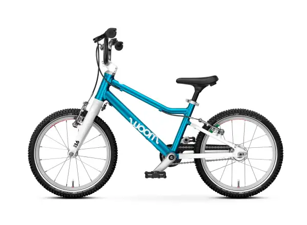Woom GO 3 Automagic Metallic Blue 16 dětské kolo
