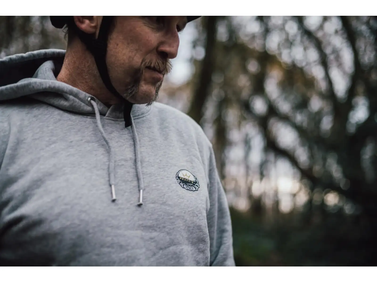 Peatys Pubwear pánská mikina s kapucí Homebrew / Heather Grey