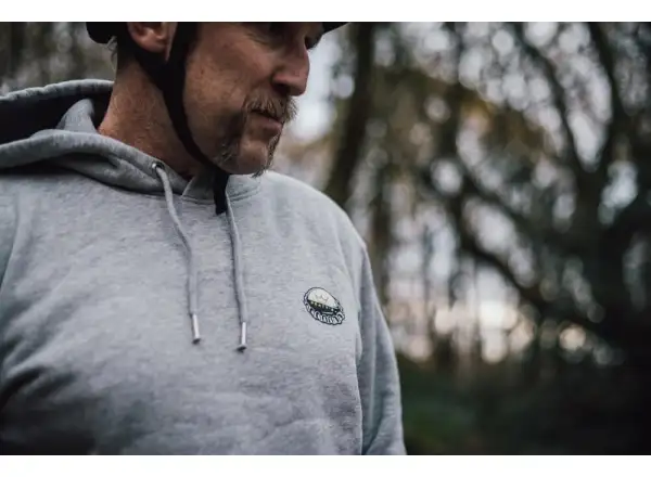 Peatys Pubwear pánská mikina s kapucí Homebrew / Heather Grey